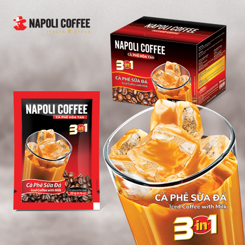    Napoli Cà phê sữa đá 3 in 1